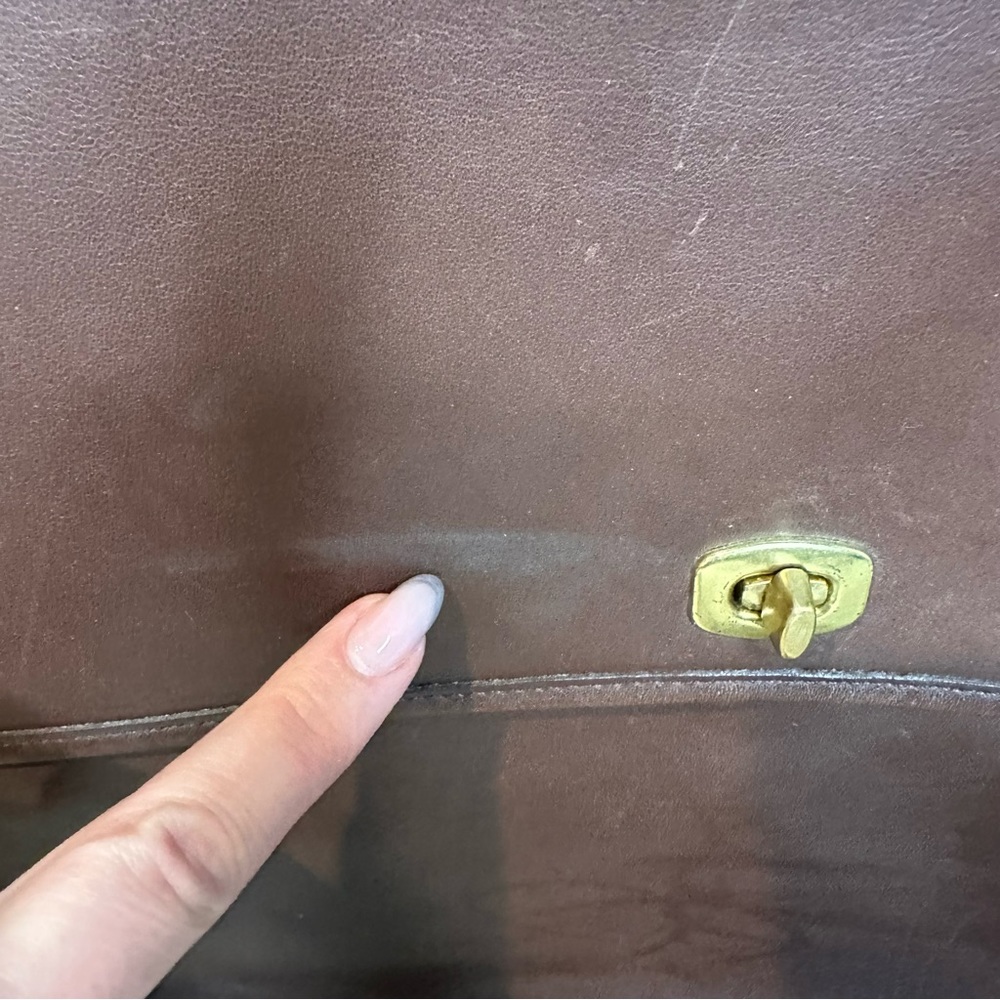 Coach Brown Leather Briefcase - Picture 3 of 16